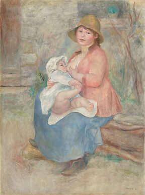 Maternité, L'Enfant au sein ou Madame Renoir et son fils Pierre