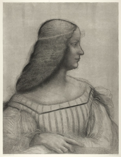 Portrait d'Isabelle d'Este - Léonard de Vinci