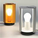Lampe pivotante à poser - Charlotte Perriand - Nemo Lighting - Blanc