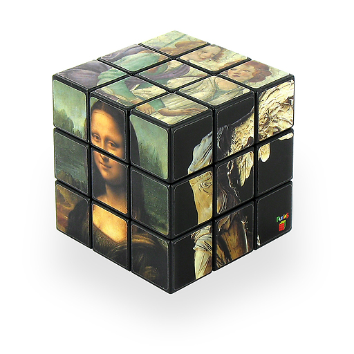 Musée du Louvre - Rubik's cube