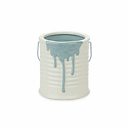 Pot à crayons en céramique Peinture bleue - Balvi