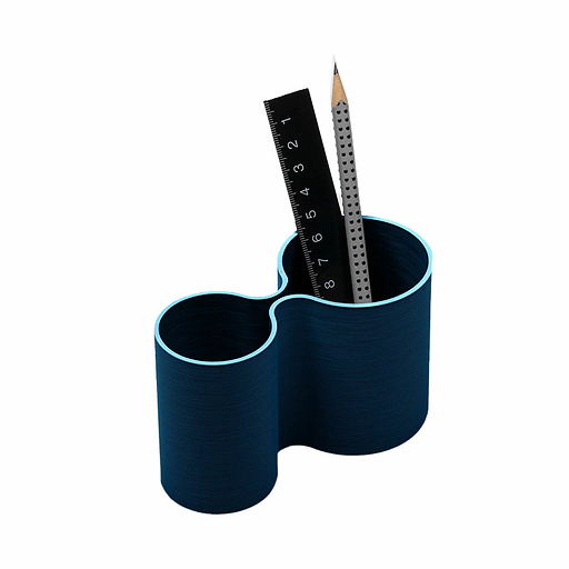Pot à crayons duo - Bleu marine - bFRIENDS - Bene