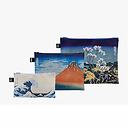 Lot de 3 pochettes Katsushika Hokusai - Loqi