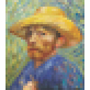 Tableau en 1900 autocollants Portrait de Vincent van Gogh