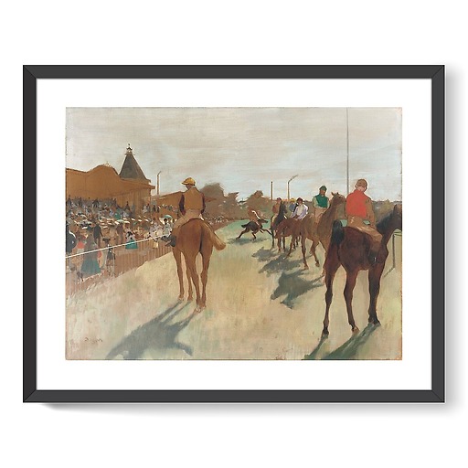 Race Horses in front of the Stands or The Parade (framed art prints)