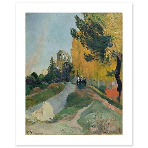 The Alyscamps at Arles (art prints)