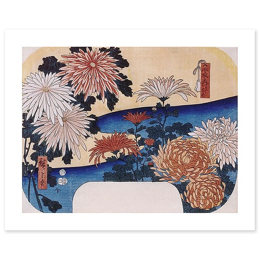 Chrysanthemums (canvas without frame)