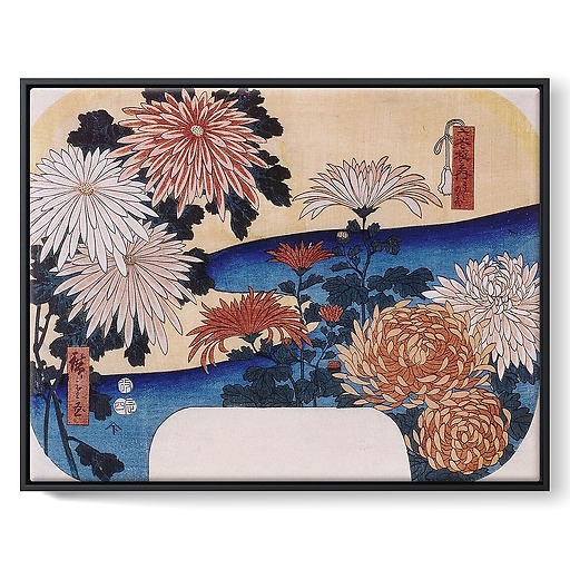 Chrysanthemums (framed canvas)
