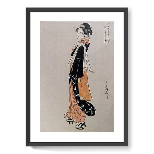 Otatsu of Ryôgoku in Edo (framed art prints)
