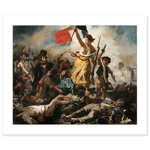 Le 28 juillet 1830 : la Liberté guidant le peuple (toiles sans cadre)