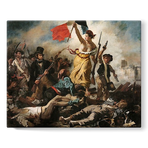 Le 28 juillet 1830 : la Liberté guidant le peuple (toiles sur châssis)