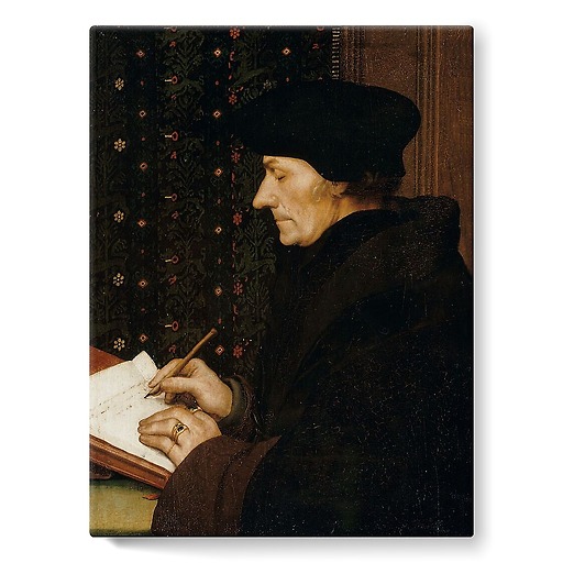 Portrait of Erasmus of Rotterdam Writing (stretched canvas)