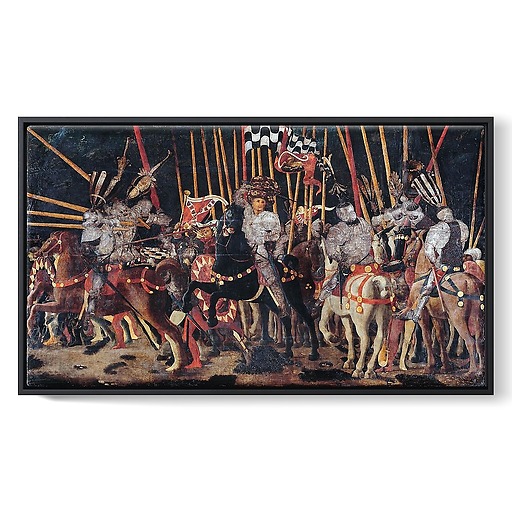 The Battle of San Romano (framed canvas)