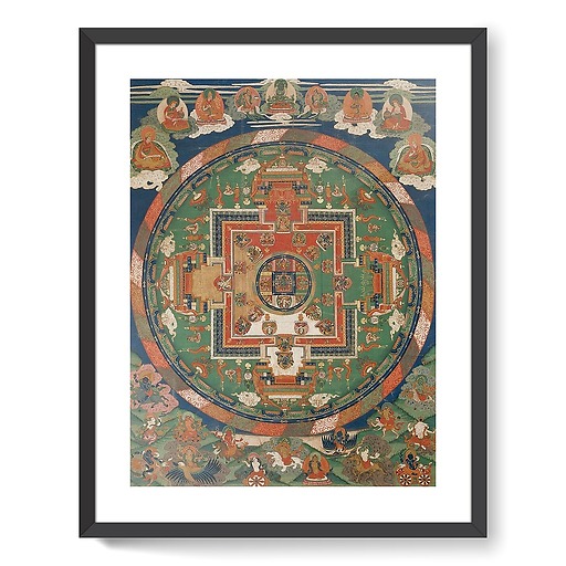 Mandala d'Aksobhya (Mi-bskyod-pa) (affiches d'art encadrées)