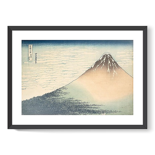 Vent frais par matin clair ou Le Fuji rouge (affiches d'art encadrées)