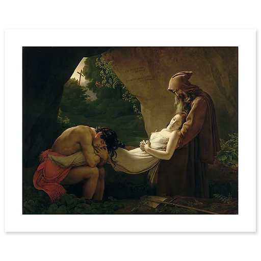 The entombment of Atala also called Atala's funeral (art prints)