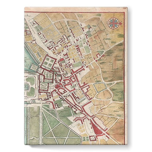 Plan d'ensemble de Fontainebleau (toiles sur châssis)