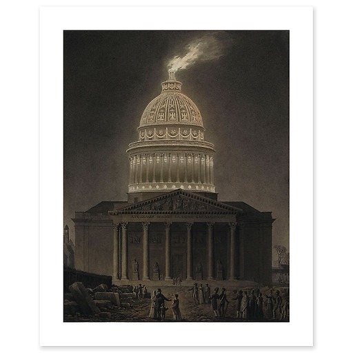 Illumination du Panthéon (toiles sans cadre)