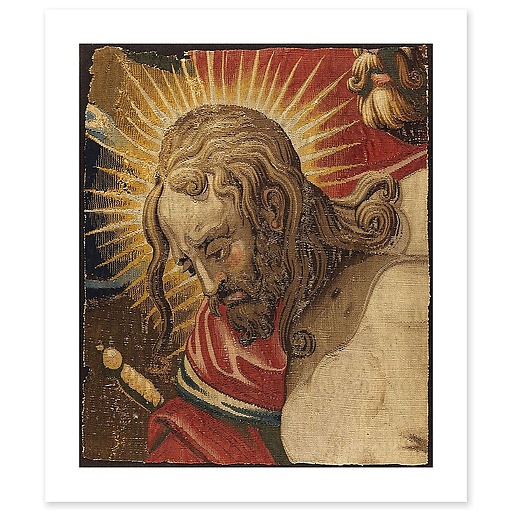 Tapisserie : tête de Christ de la tenture de Saint-Merry (toiles sans cadre)