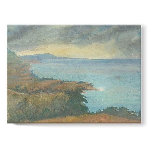Seaside landscape (stretched canvas)