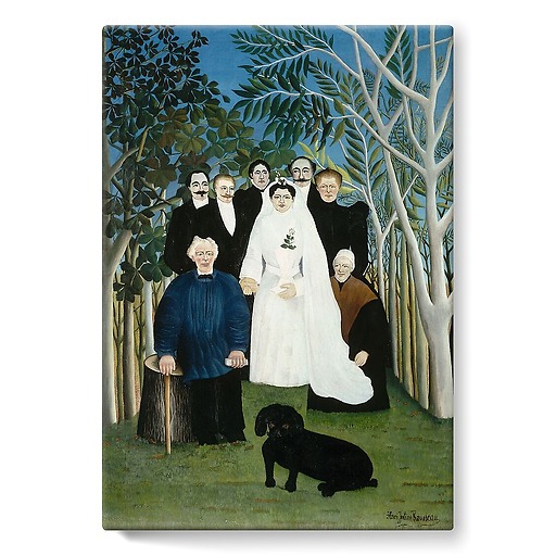 The wedding ceremony (stretched canvas)