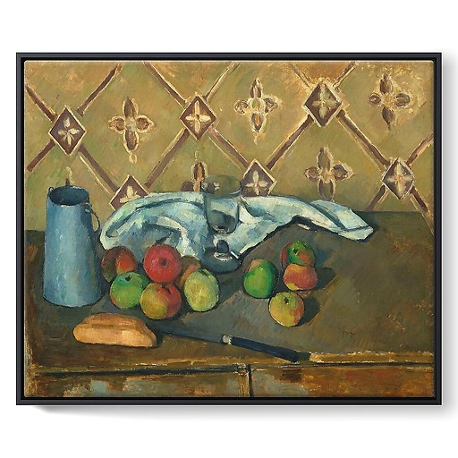 Fruits, Napkin and Jug Of Milk (framed canvas)