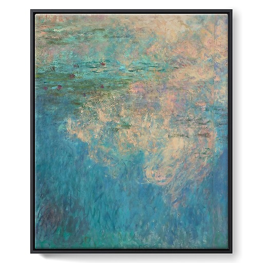 Water Lilies: The Clouds (framed canvas)