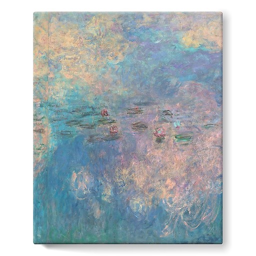 Water Lilies: The Clouds (stretched canvas)