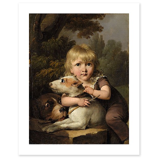Louis Arnault, child (canvas without frame)