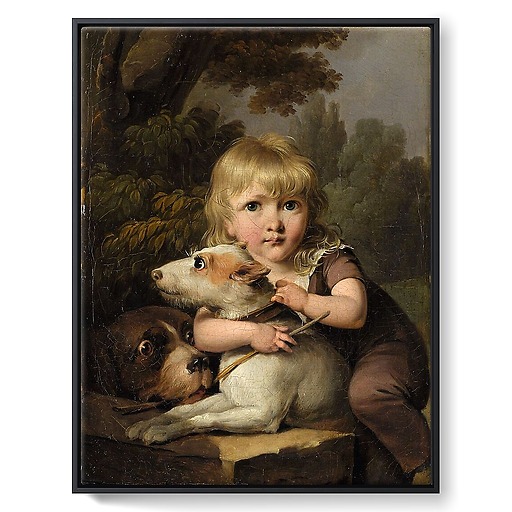 Louis Arnault, child (framed canvas)