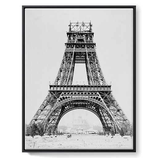 Album about the construction of the Eiffel Tower (framed canvas)