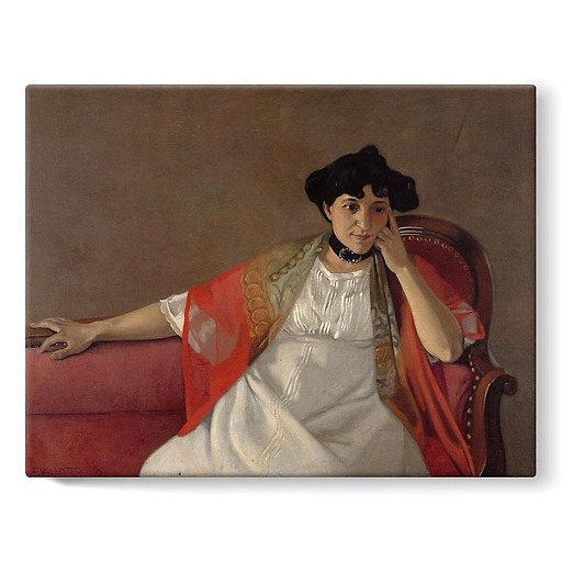 Portrait of the artist's wife (stretched canvas)