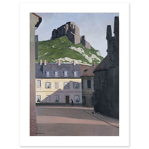 Gaillard Castle in Andelys (canvas without frame)