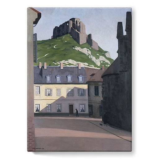 Gaillard Castle in Andelys (stretched canvas)