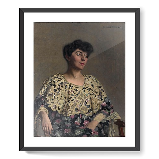 Portrait de Marthe Mellot (1870-1947), actrice, femme de Alfred Natanson (affiches d'art encadrées)