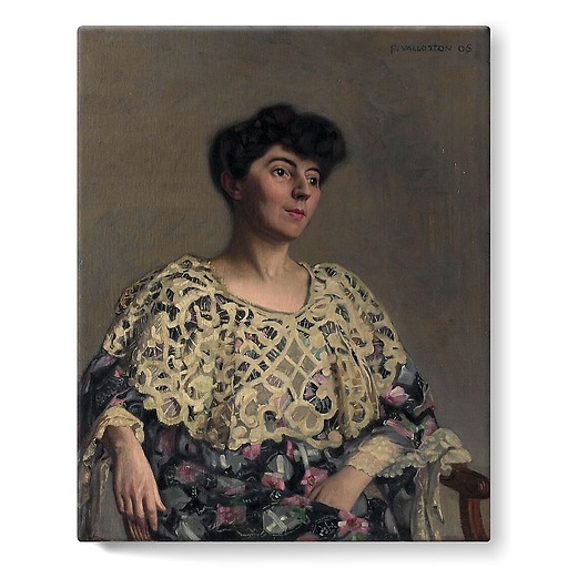 Portrait of Marthe Mellot (1870-1947), actress, wife of Alfred Natanson (stretched canvas)