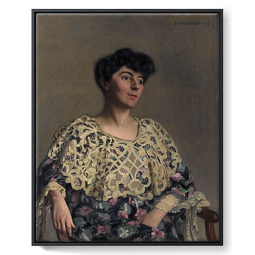 Portrait de Marthe Mellot (1870-1947), actrice, femme de Alfred Natanson (toiles encadrées)