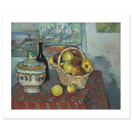 Still life with a soup tureen (canvas without frame)