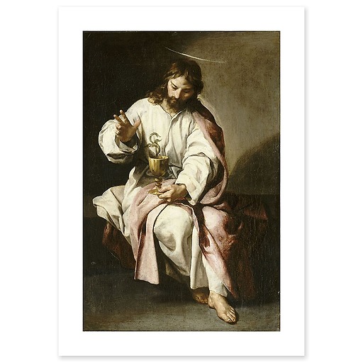Saint John the Evangelist and the poisoned cup (canvas without frame)