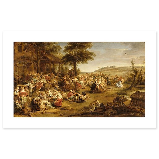 The fair or Village Wedding (canvas without frame)