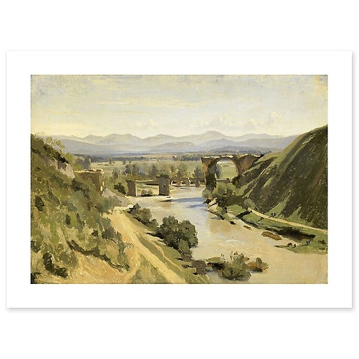 The Narni Bridge (canvas without frame)