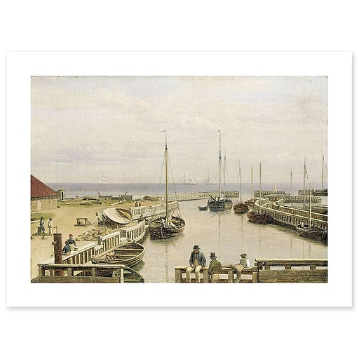 Dragor Port (Denmark) (canvas without frame)