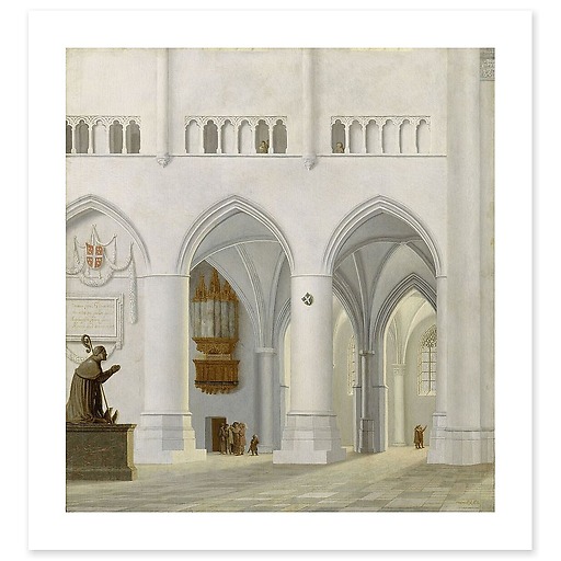 St. Bavo Church in Haarlem (canvas without frame)