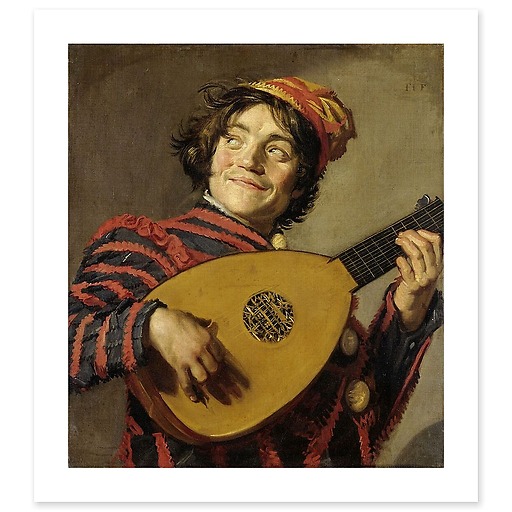 Buffoon with a Lute (canvas without frame)