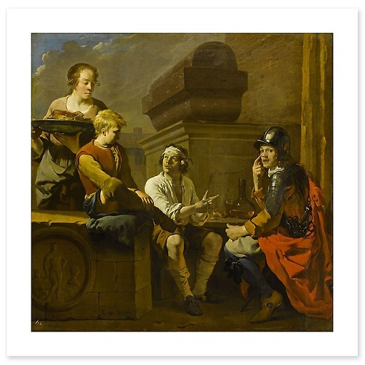 The Morra Players (canvas without frame)