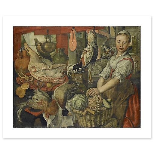 Kitchen Interior (canvas without frame)