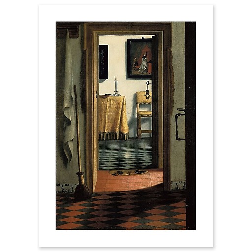 Dutch interior ('Les Pantoufles') (art prints)