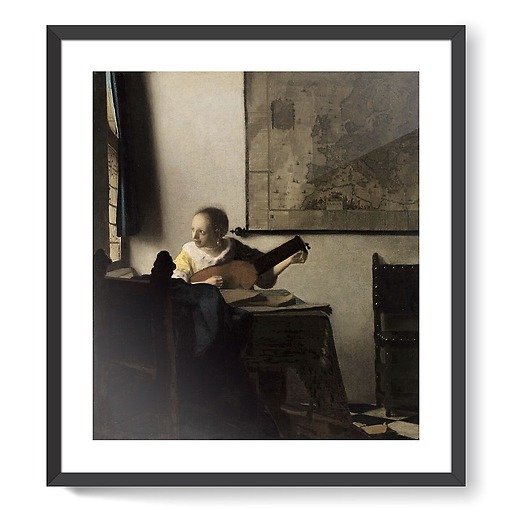 The Lute Player (detail) (framed art prints)