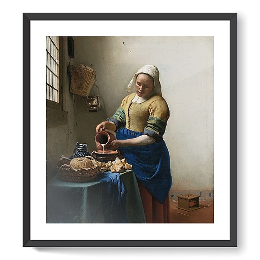 The Milkmaid (detail) (framed art prints)