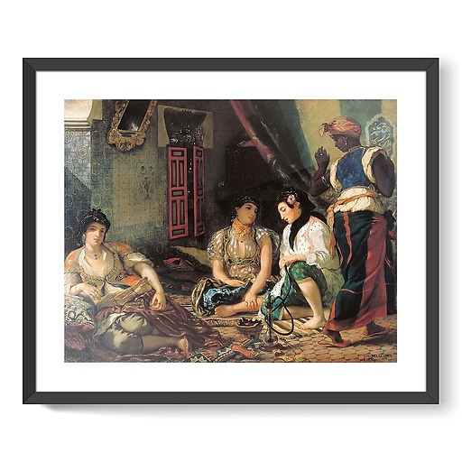 Women from Algiers in their apartments (framed art prints)